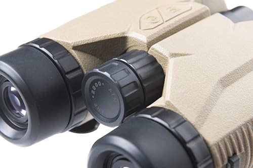 ATN 10x42 Laser Ballistics 3000m Binocular with Laser Rangefinder, Bluetooth, Ballistic Calculator, Mobile App Black