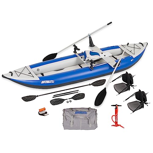 Sea Eagle 380X 12'6" Explorer Inflatable Kayak Blue