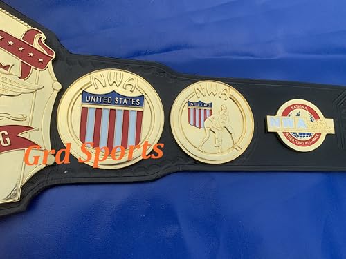 Grd Sports CNC HD NWA United States Heavyweight Wrestling Championship Belt Black