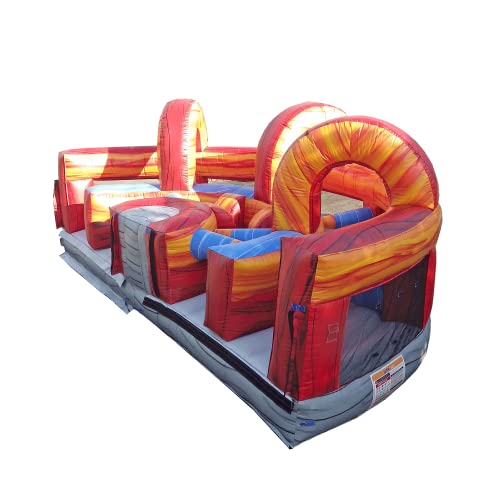 JumpOrange Shadow Obstacle Course Bounce House Inflatable with Blower Piece 4