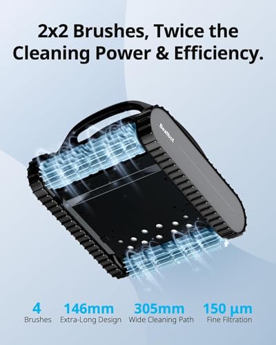 Beatbot AquaSense Cordless Robotic Pool Vacuum Ice Gray