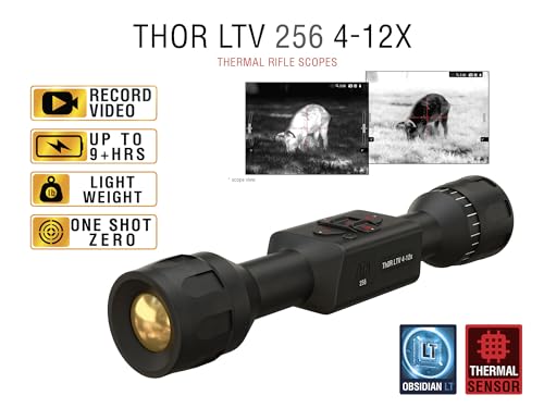 Force Technologies ATN Thor LTV Ultra Light Thermal Hunting Scope 4K+ Black