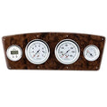 DeckMate Pontoon Large Gauge Panel Burlwood