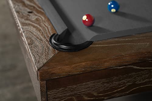 Empire USA - Dakota Slate Pool Table with Premium Billiards Accessories Brownwash