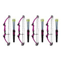 GENESIS Archery Compound Bow Kit Adjustable Draw Length 15" to 30" Adjustable Draw Weight 10 to 20 lbs Left-Handed Purple