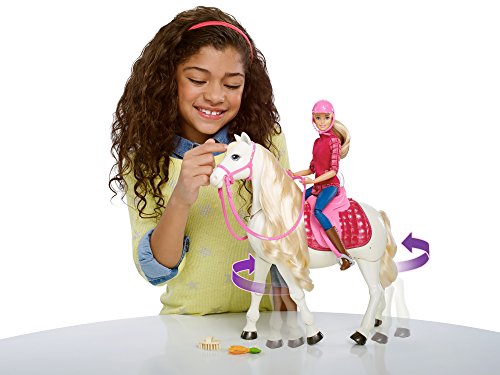 Barbie Dream Horse & Doll Blonde White