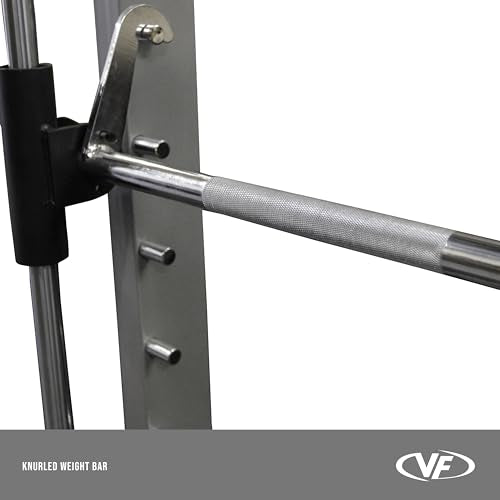 Valor Fitness Smith Machine Multi-Function Power Cage Silver