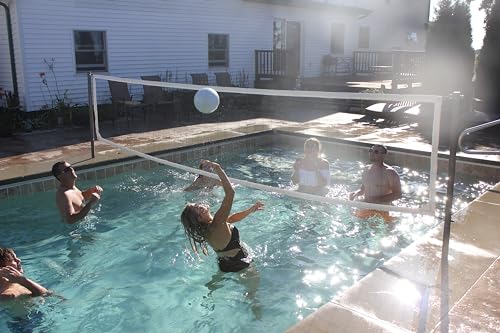 Global Pool Products Stainless Steel Volleyball Set for Inground Pools