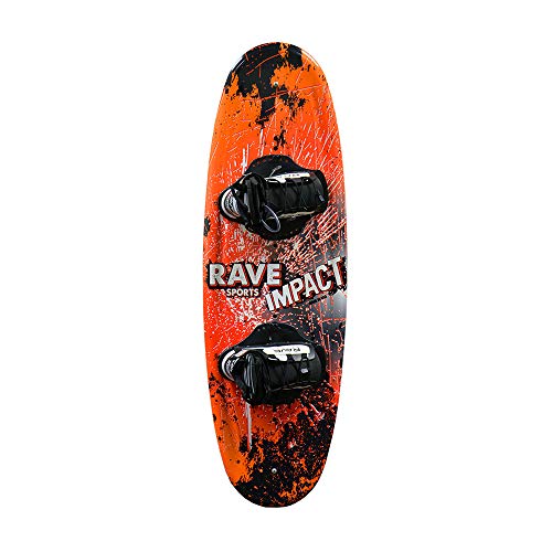 RAVE Sports Impact Wakeboard with Charger Boots Red Brick