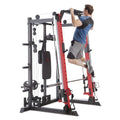 MARCY Smith Machine Cage System Home Gym Multifunction Rack SM-4033 Red