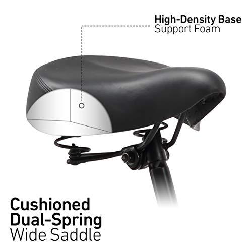 sixthreezero Men's Beach Cruiser Bike 7-Speed Step-Through Hybrid Bicycle 26" Brick Pool w/ Black Seat/Grips