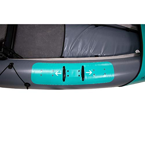 AIRE IK Angler Inflatable Kayak 11ft Teal/Gray