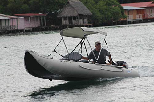 BRIS Inflatable Kayak Fishing Tender 4 Person Canoe