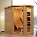 Smartmak Far Infrared Sauna Room 1 Person Canadian Hemlock Wooden