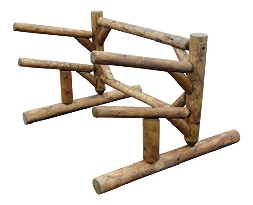 Log Kayak Rack 2 Place 1 Sided SUP Storage Rack Canyon Brown