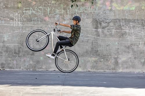 Mongoose Hooligan AL Adult BMX Bike 29x3-Inch Wheels Aluminum Frame Green