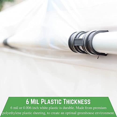 Farm Plastic Supply White Greenhouse Plastic Sheeting 6 mil 32' x 100'