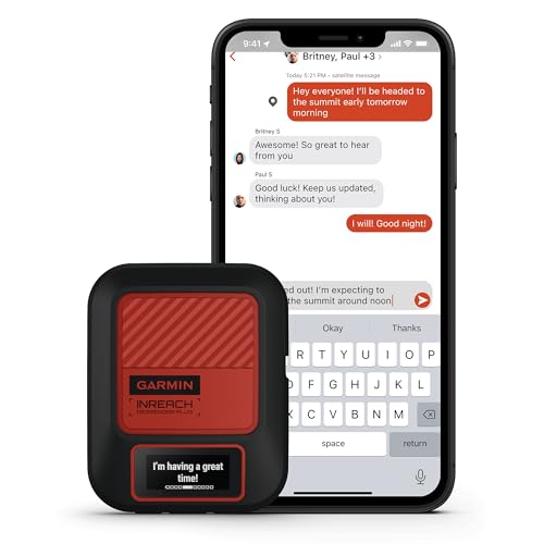 Garmin inReach Messenger Plus Handheld Satellite Communicator Bundle with P-Bank & Accessories