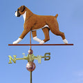 Hand Carved & Painted Boxer Weathervane Fawn 32 Inch