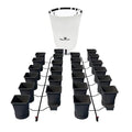 AutoPot 24Pot XL Self-Watering Hydroponic System with 6.6 Gal Pots and 105 Gal PRO FlexiTank Black