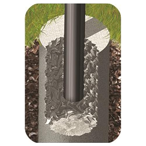 Pilot Rock Heavy Duty Steel Outdoor BBQ Charcoal Grill with 360 Degree Swivel Post Black