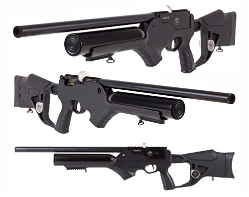 Wearable4U Hatsan Barrage Semi Auto PCP .22 Cal Air Rifle Bundle with Scope, Paper Targets & Pellets