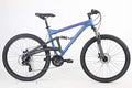 Quality 2024 Gravity FSX 27.5 LTD Dual Suspension 21 Speed Mountain Bike Matt Nautical Blue