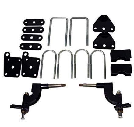 3G 5" Deluxe Lift Kit Combo for EZGO RXV Golf Carts 2008-2013.5 with 10" Wolverine