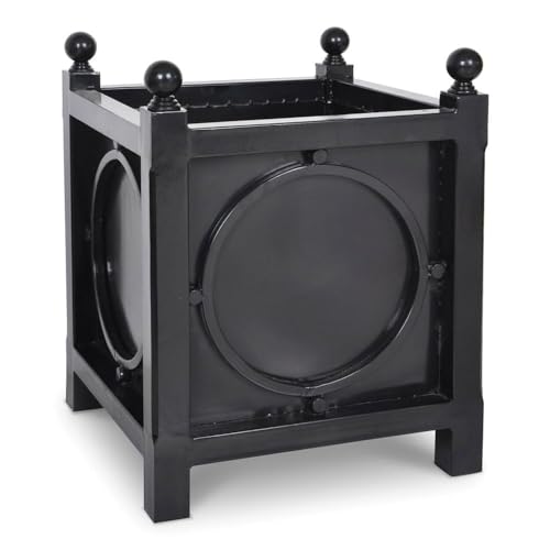 Black Iron Planter Black