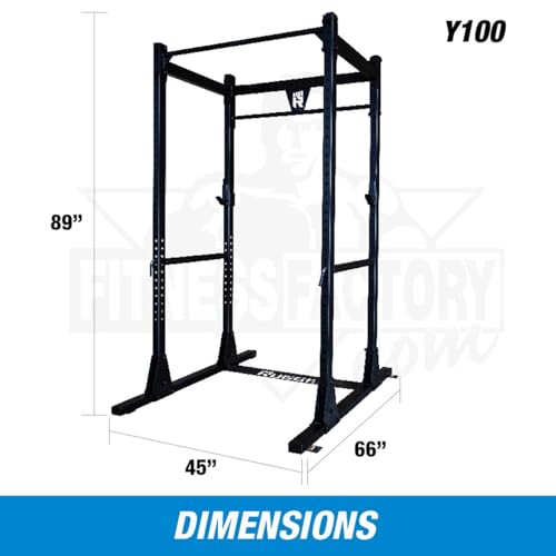 Rugged Strength & Fitness Power Cage for Strength Training Home & Commercial Gym