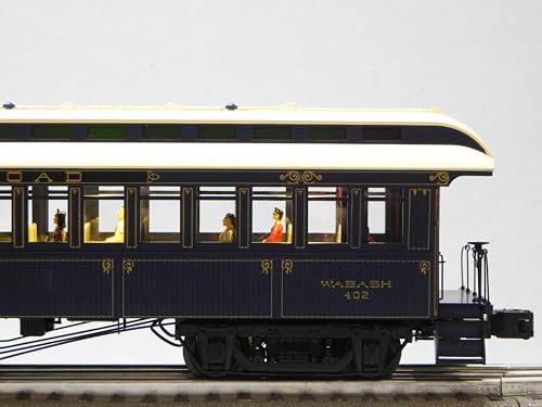 Lionel Wabash Wood Baggage Coach 2 Pack O Gauge #343#402 Natural Color