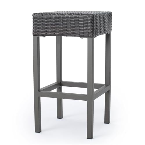 Christopher Knight Home Toranto Outdoor Wicker Bar Island Set 3-Pcs Multibrown
