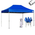 Eurmax USA Pro 10x15 Pop Up Canopy Tent Commercial Grade Blue