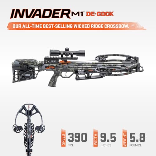 Wicked Ridge Invader M1 De-Cock Crossbow Peak Camo