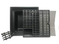 Custom Pro 36x36 Inch Heavy Duty Fountain and Waterfall Basin Reservoir Black