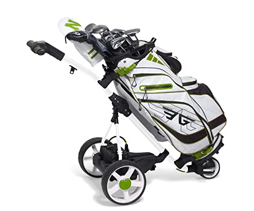 Super E Caddy Fully Loaded Weekender Electric Golf Cart White