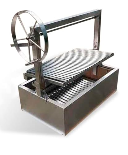 SDI Factory Direct Built In Stainless Steel Outdoor Charcoal BBQ Parrilla Santa Maria Grill Spit Stainless Steel