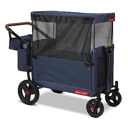 Radio Flyer Atlas Stroll N Wagon Folding Wagon Blue