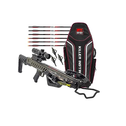 Killer Instinct Diesel-X Crossbow Bundle with Case and Arrows