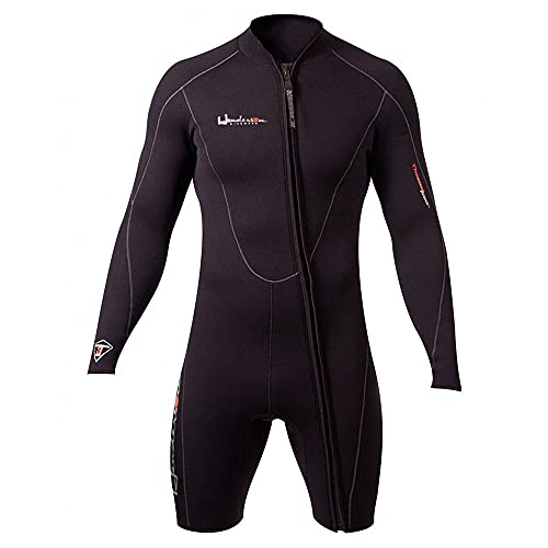 Henderson Thermoprene Long Sleeve Shorty/Jacket 7mm Scuba Wetsuit Black