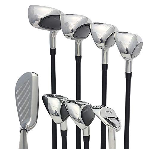 Powerbilt Men's Golf EX-550 Hybrid Iron Set Black