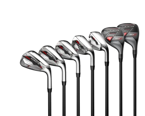 COBRA Golf 2022 Air X Iron Combo Set Men's Right Hand Cobra Ultralite Senior Flex 5-GW Grey-Red