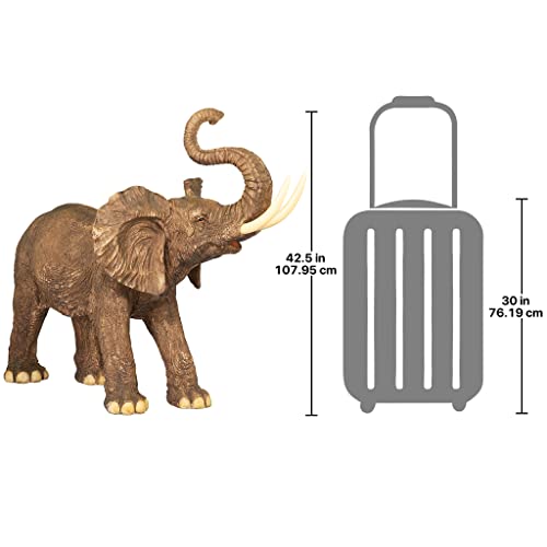 Design Toscano Triumphant Entry Elephant Sculpture Full Color