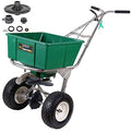 Lesco High Wheel Walk-Behind Fertilizer Spreader with Gearbox Repair Kit Bundle