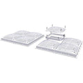 Hayward 18-Inch Dual Pak High Flow Drain Cover and Frame