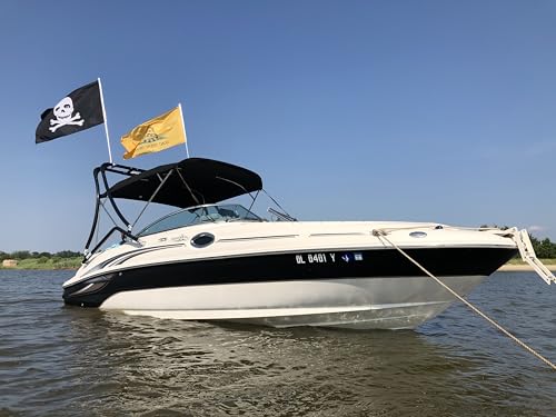 Big Air Inc. Haus Wakeboard Tower Universal Collapsible Boat Tower Gloss Black Powder Coat