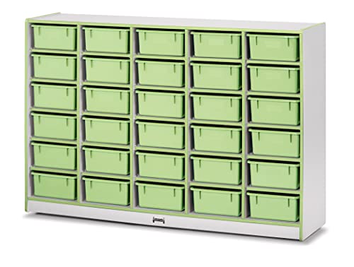 Jonti-Craft Rainbow Accents 30 Tub Mobile Storage Key Lime