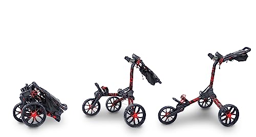 Bag Boy Nitron 3 Wheel Golf Push Cart Red/White/Blue Camo