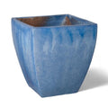 Emissary Square Stoneware Planter Blue 19" x 19" x 21