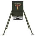 Texas Hunter Products Stand and Fill Wildlife & Deer Feeder 300 lb. Capacity Green, Brown, or Black